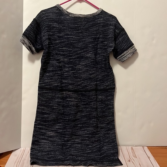 MADEWELL Navy Knit Short Sleeve Sweater Dress XXS - Picture 6 of 6